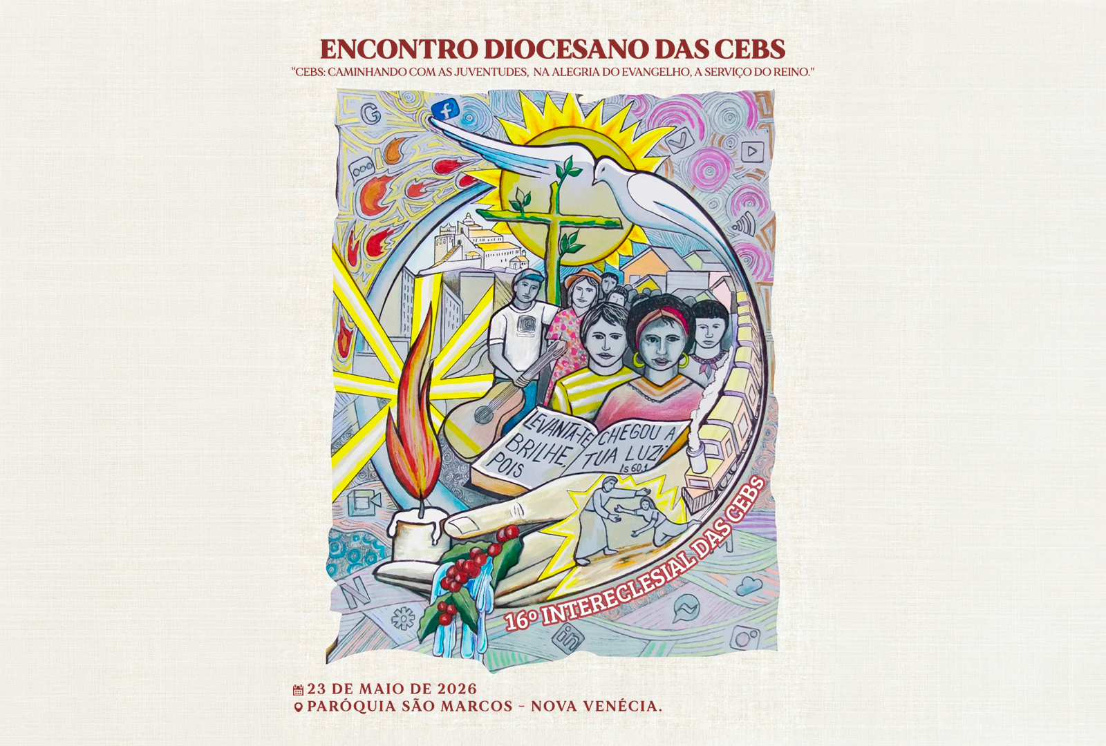 Encontro Diocesano das CEBs será realizado em Nova Venécia