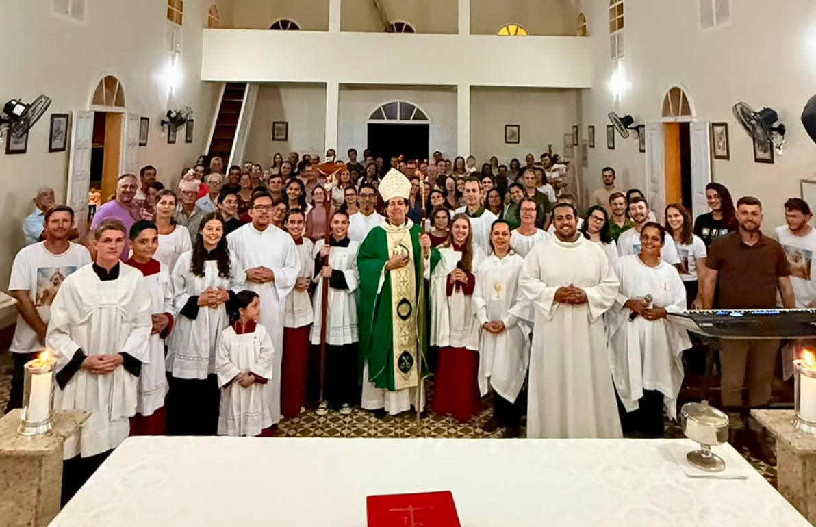 Dom Paulo Bosi Dal’Bó visita comunidades dedicadas a São Francisco de Assis na Diocese