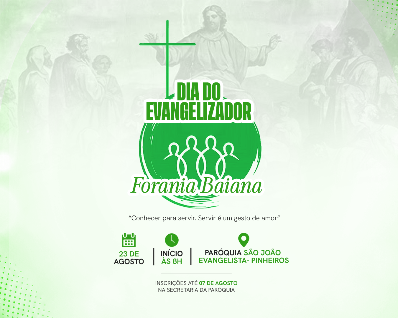 Forania Baiana promove Dia do Evangelizador em Pinheiros