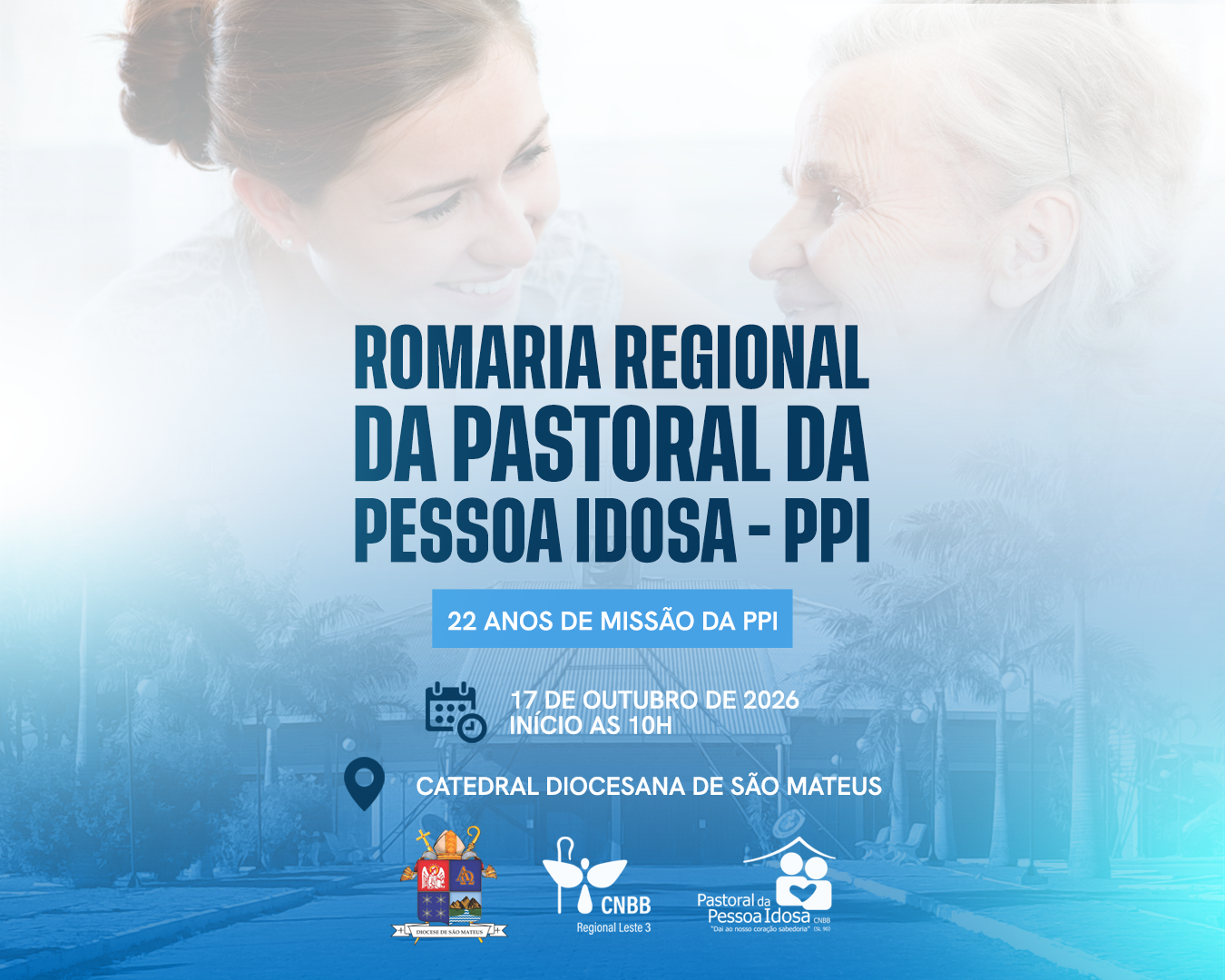São Mateus sediará Romaria Regional da Pastoral da Pessoa Idosa